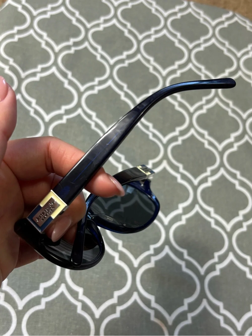 Kate Spade Sunglasses Rx Prescription Frames Only (Navy Blue)